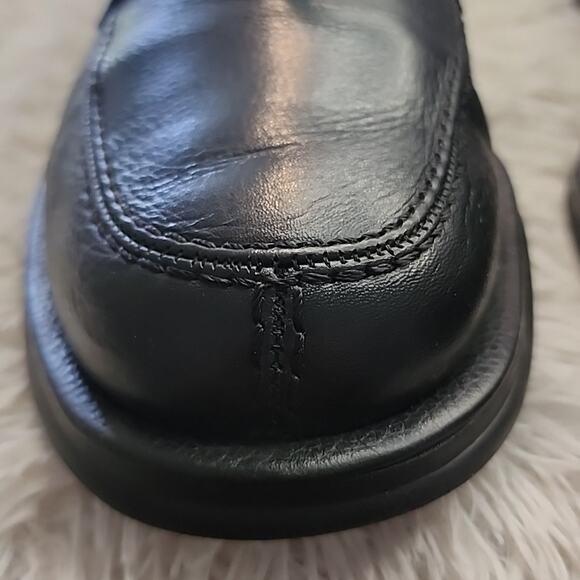SANDRO MOSCOLONI VINEYARD LACE UPS PEBBLED LEATHER MENS SIZE 42 GUC main image 6